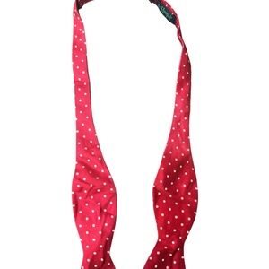 Red Polka Dot Bow Tie